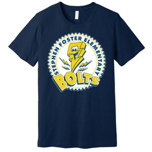 Stephen Foster Elementary Bolts Logo Premium T-Shirt