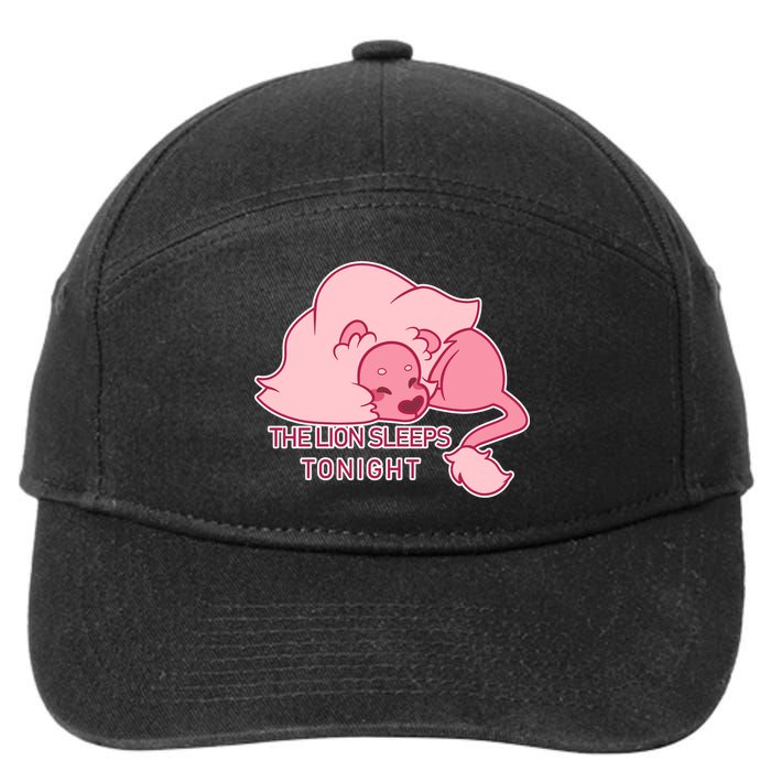 Stephens Universe Lion Sleeps 7-Panel Snapback Hat