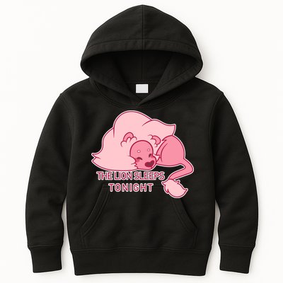 Stephens Universe Lion Sleeps Kids Hoodie