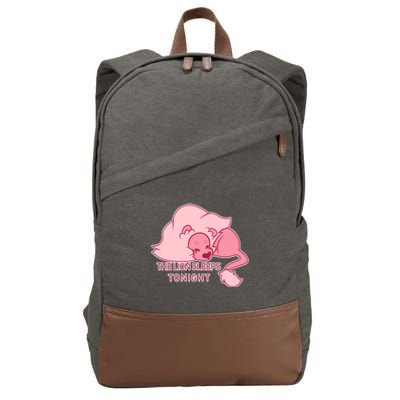 Stephens Universe Lion Sleeps Cotton Canvas Backpack