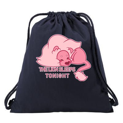 Stephens Universe Lion Sleeps Drawstring Bag