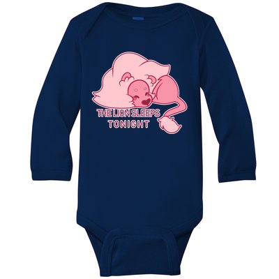 Stephens Universe Lion Sleeps Baby Long Sleeve Bodysuit