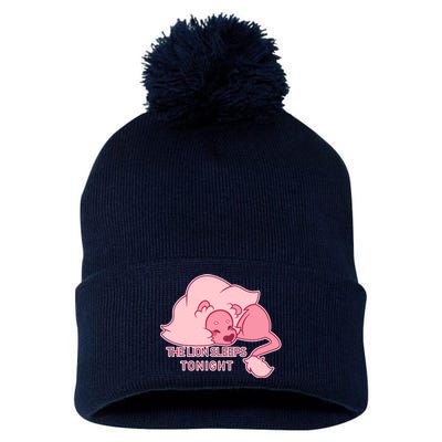 Stephens Universe Lion Sleeps Pom Pom 12in Knit Beanie