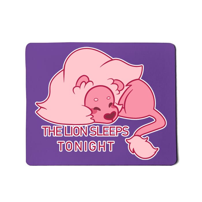 Stephens Universe Lion Sleeps Mousepad