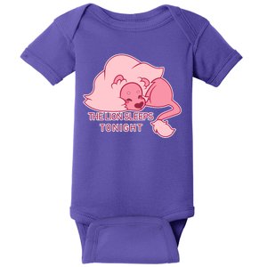 Stephens Universe Lion Sleeps Baby Bodysuit