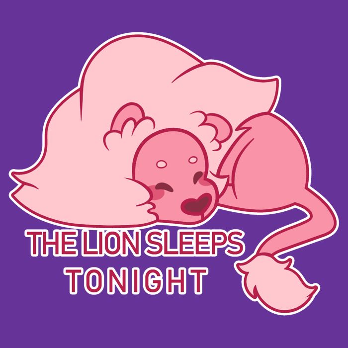 Stephens Universe Lion Sleeps Baby Bodysuit