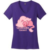 Stephens Universe Lion Sleeps Women's V-Neck T-Shirt