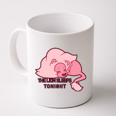 Stephens Universe Lion Sleeps Coffee Mug