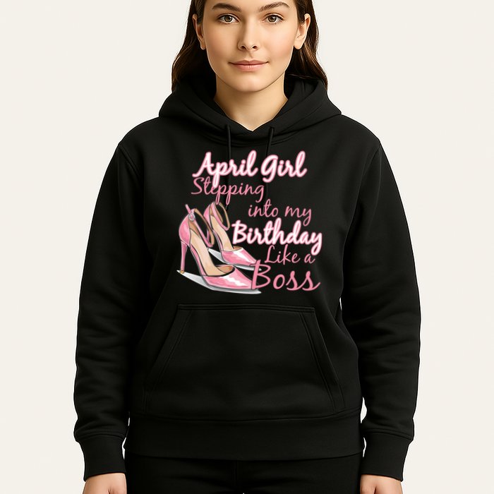 Stepping into April like a boss Hoodie
