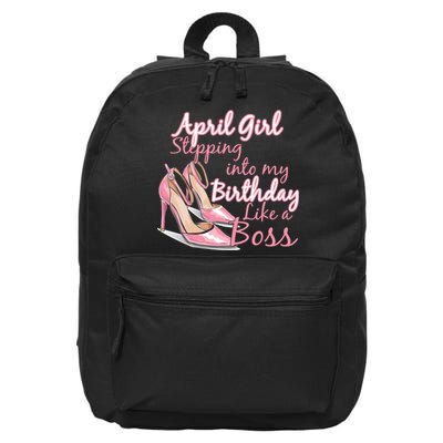 Stepping into April like a boss 16 in Basic Backpack