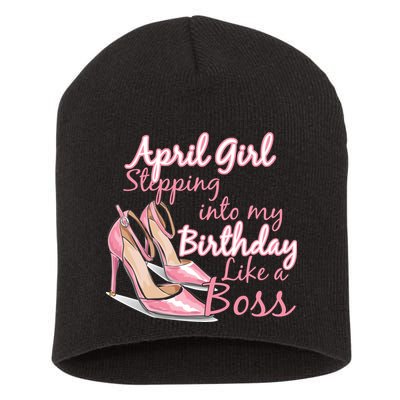 Stepping into April like a boss Short Acrylic Beanie