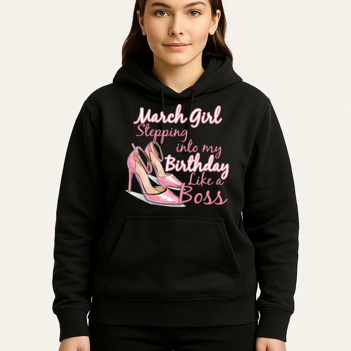 Stepping into March like a boss Hoodie
