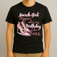 Stepping into March like a boss T-Shirt