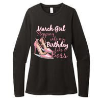 Stepping into March like a boss Womens CVC Long Sleeve Shirt