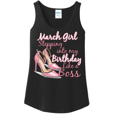 Stepping into March like a boss Ladies Essential Tank