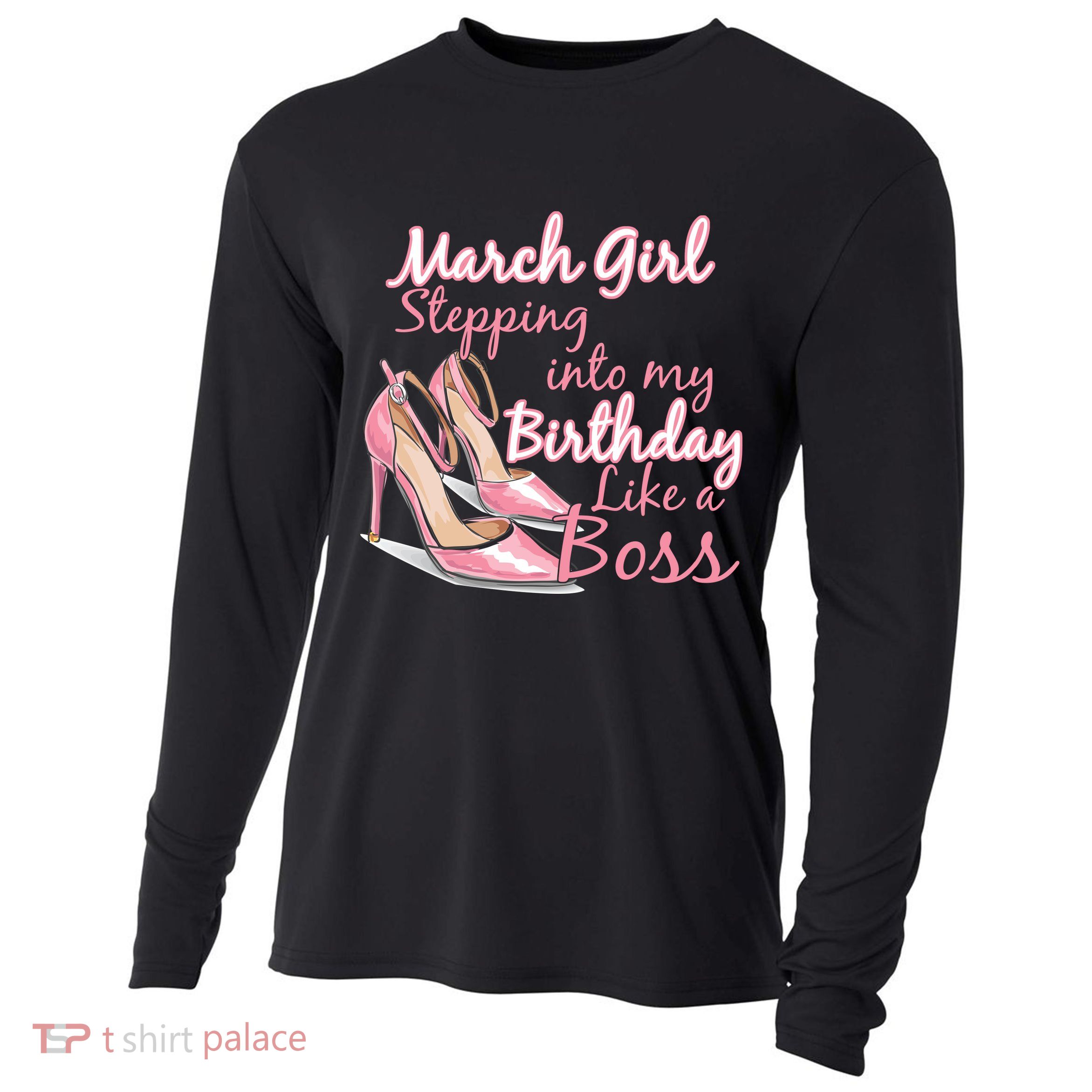 Stepping into March like a boss Cooling Performance Long Sleeve Crew