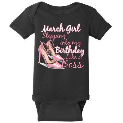 Stepping into March like a boss Baby Bodysuit