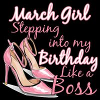 Stepping into March like a boss Women's V-Neck T-Shirt