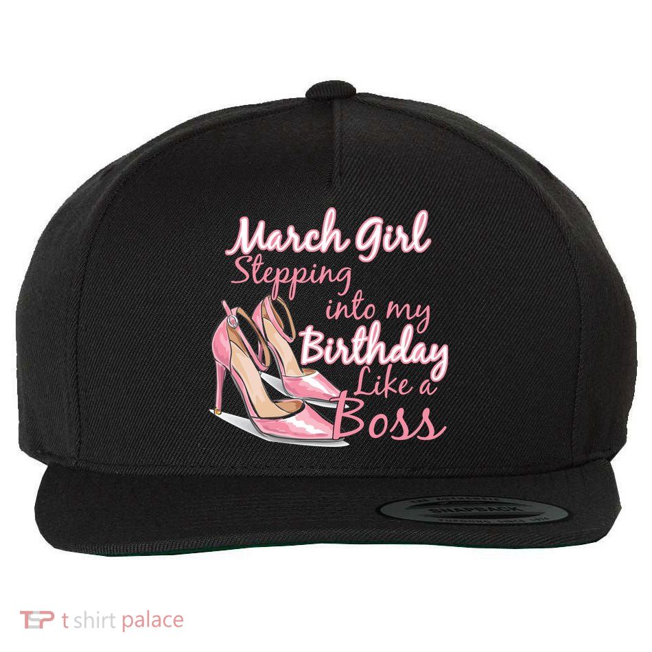Stepping into March like a boss Wool Snapback Cap