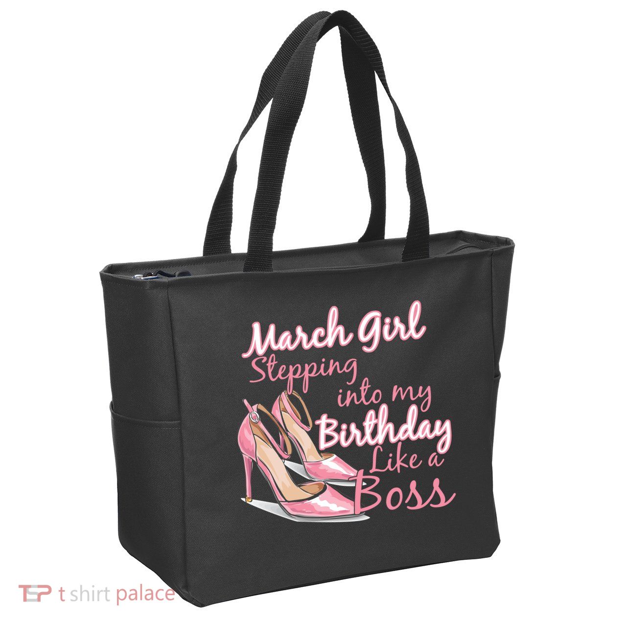 Stepping into March like a boss Zip Tote Bag