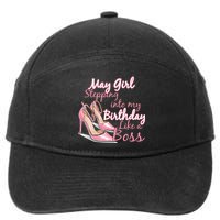Stepping into May like a boss 7-Panel Snapback Hat