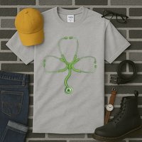 Stethoscope Clover Tall T-Shirt