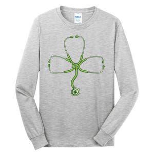 Stethoscope Clover Tall Long Sleeve T-Shirt