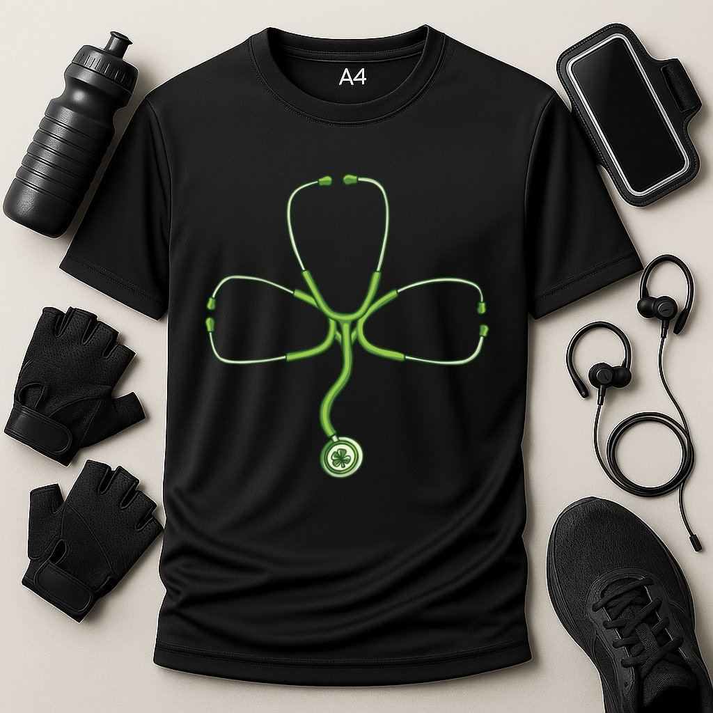 Stethoscope Clover Performance Shirt