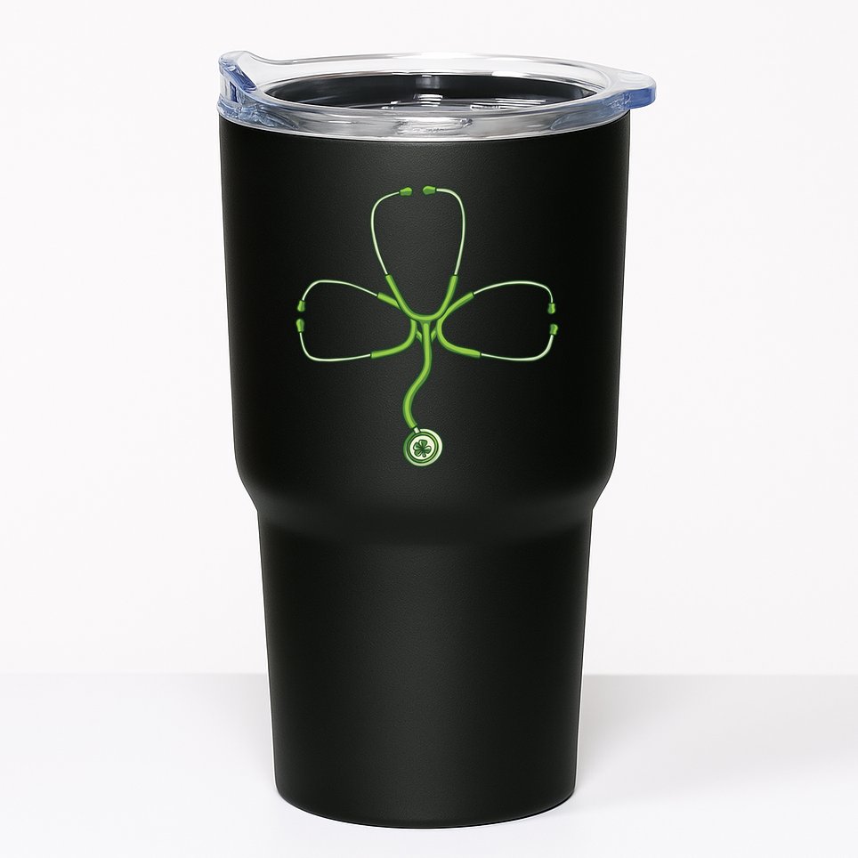 Stethoscope Clover Tumbler