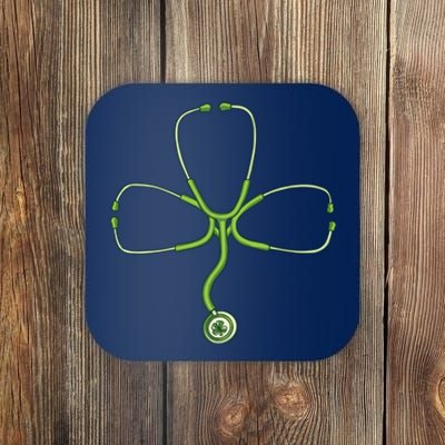 Stethoscope Clover Coaster