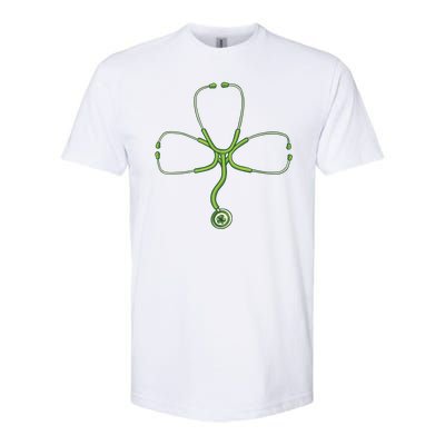 Stethoscope Clover Softstyle CVC T-Shirt