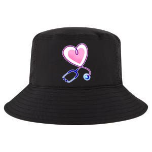 Stethoscope Heart Nursing  Cool Comfort Performance Bucket Hat