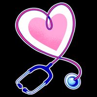 Stethoscope Heart Nursing  City Backpack