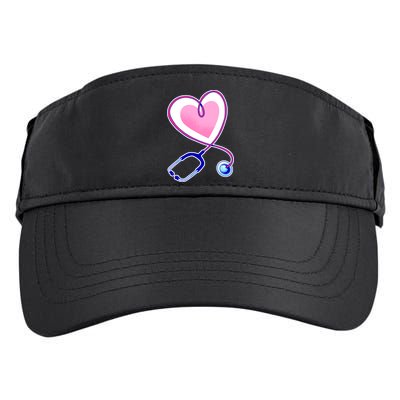 Stethoscope Heart Nursing  Adult Drive Performance Visor