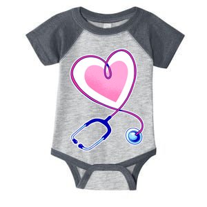 Stethoscope Heart Nursing  Infant Baby Jersey Bodysuit