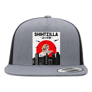 Shih Tzu Funny Shih Tzu Shih Tzu Flat Bill Trucker Hat