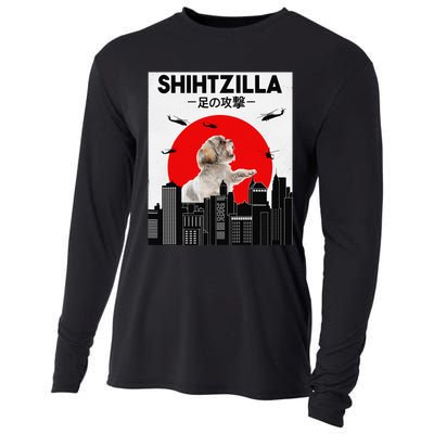 Shih Tzu Funny Shih Tzu Shih Tzu Cooling Performance Long Sleeve Crew