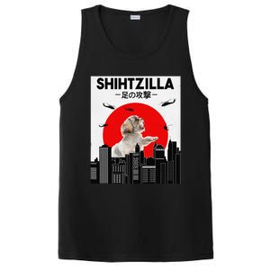 Shih Tzu Funny Shih Tzu Shih Tzu PosiCharge Competitor Tank