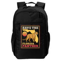 Save The Florida Panther Retro Wildlife Cougar Backpack