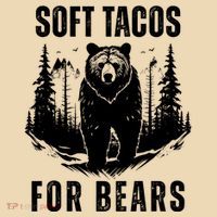 Soft Tacos For Bears Funny Camping Drawstring Bag