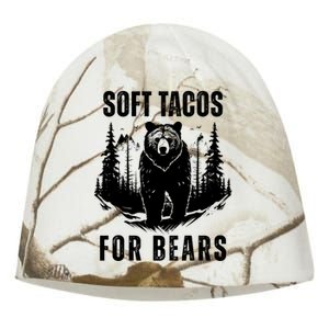 Soft Tacos For Bears Funny Camping Kati - Camo Knit Beanie