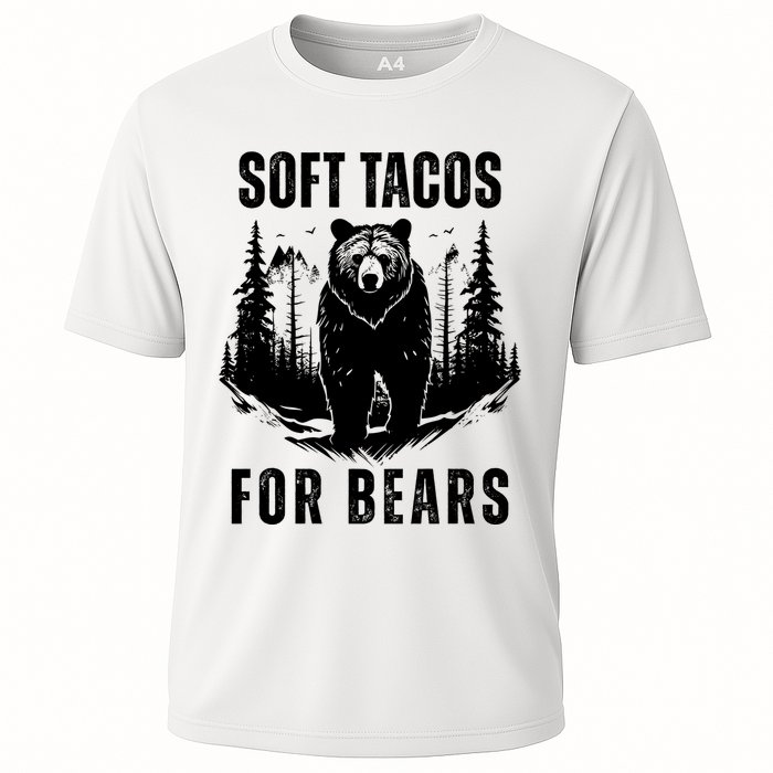 Soft Tacos For Bears Funny Camping Cooling Performance Crew T-Shirt