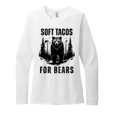 Soft Tacos For Bears Funny Camping Womens CVC Long Sleeve Shirt