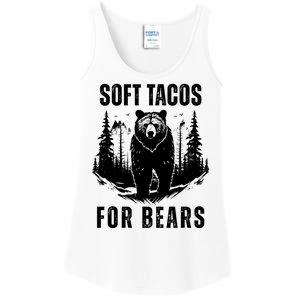 Soft Tacos For Bears Funny Camping Ladies Essential Tank