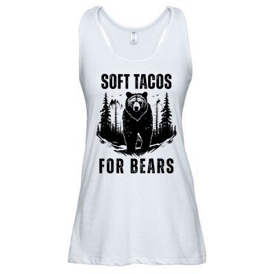 Soft Tacos For Bears Funny Camping Ladies Essential Flowy Tank