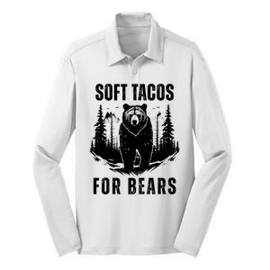 Soft Tacos For Bears Funny Camping Silk Touch Performance Long Sleeve Polo