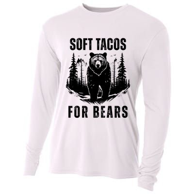 Soft Tacos For Bears Funny Camping Cooling Performance Long Sleeve Crew