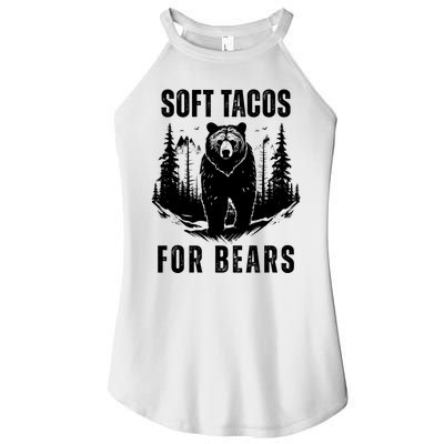 Soft Tacos For Bears Funny Camping Women's Perfect Tri Rocker Tank