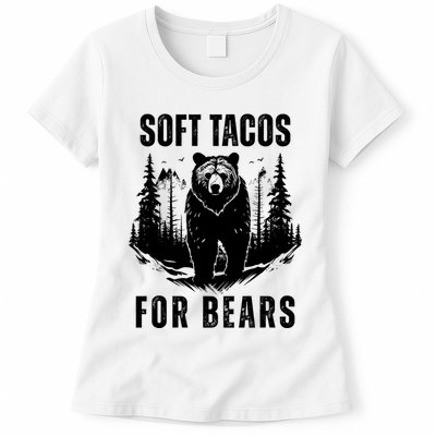 Soft Tacos For Bears Funny Camping Womens T-Shirt