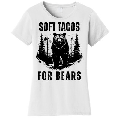 Soft Tacos For Bears Funny Camping Women's T-Shirt